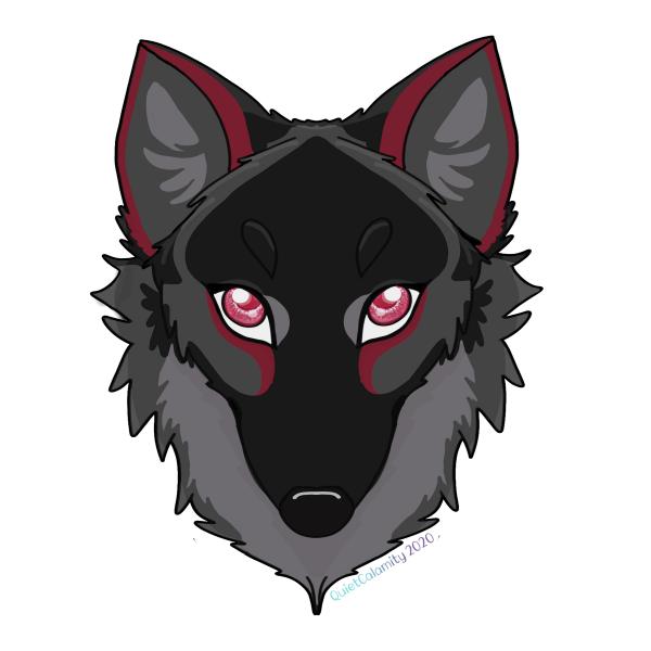 Adorable Wolf Sticker picture