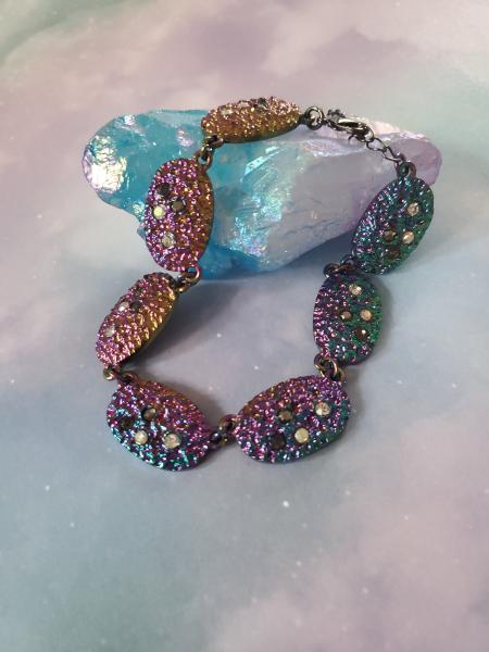 Galaxy Sparkle Rainbow Rock Bracelet picture