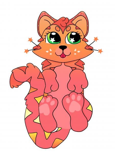 Tangpurrine Fruit Kitty Vinyl Sticker picture