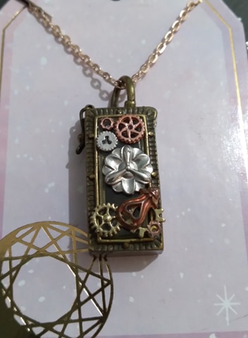 Steampunk Infuser Locket Necklace picture
