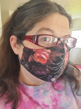 Spooky Witchy Halloween Custom Face Mask picture