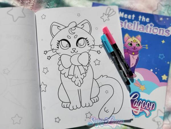 Catstellations Coloring Book