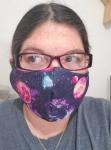Glitter Galaxy Face Mask