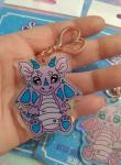 Dual Sided Candy Dragon Keychain Sugar