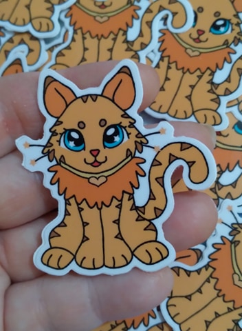 Purrkin Spice Cocoacat Vinyl Sticker picture