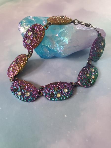 Galaxy Sparkle Rainbow Rock Bracelet picture