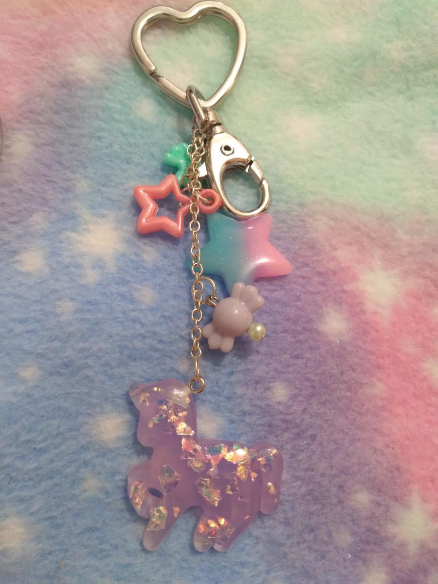 Adorable Pastel Charm Keychain picture