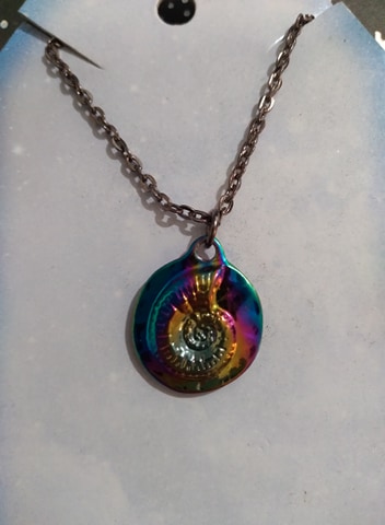 Rainbow Seashell Ursula Necklace picture