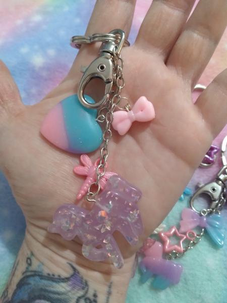 Adorable Pastel Charm Keychain
