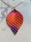 Rainbow Dragon Scale Necklace