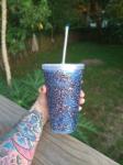 Cosmic Space Dust Cup with Straw