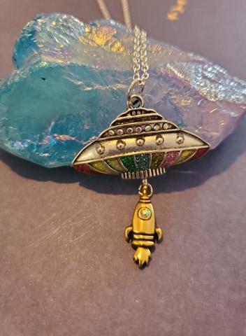 Rainbow UFO Necklace picture