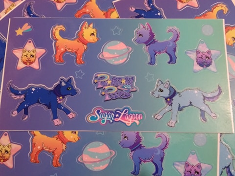 Planetary Pups Vinyl Sticker Sheet