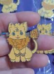 Sunacat Sun Cat Glitter Enamel Pin