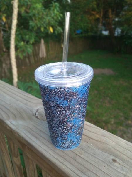 Cosmic Space Dust Cup with Straw picture