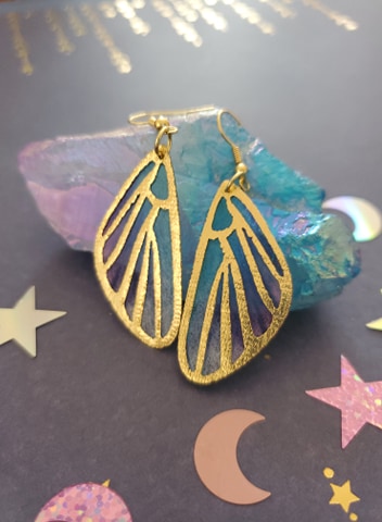 Whimsical Fairy Wing Earrings picture