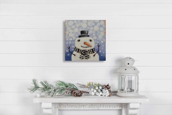 Snowman Painting