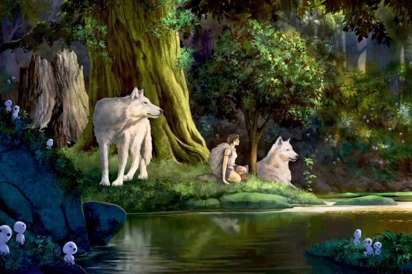 THE PRINCESS & THE FOREST SPIRIT picture