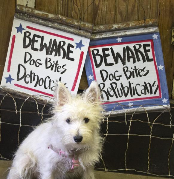 Beware - Dog bites Repulicans!