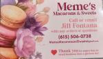 Meme's Macarons & Sweets