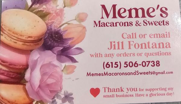 Meme's Macarons & Sweets