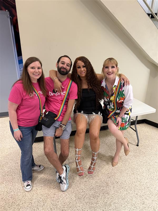 BR Pride Rainbow crossbody tote picture