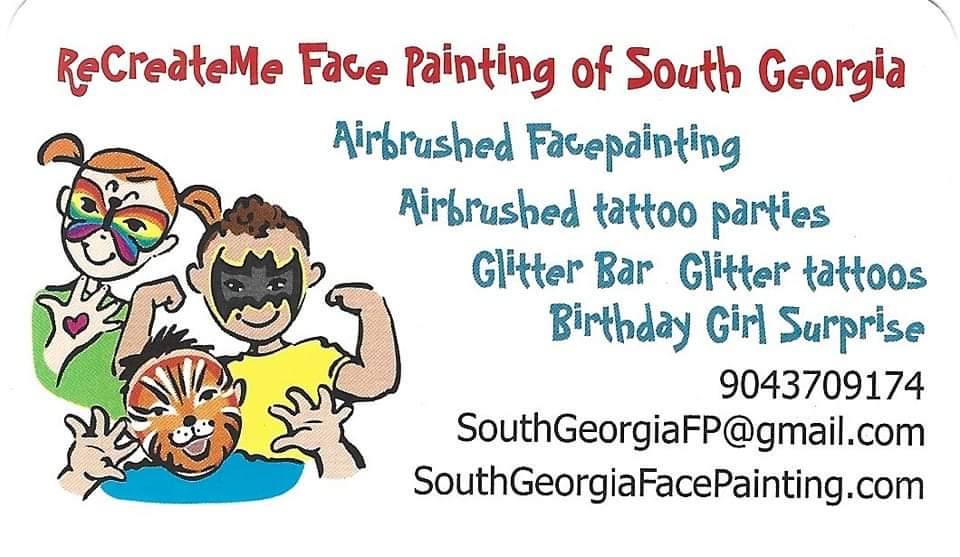 Recreateme by Brandi Ford South Georgia facepainting