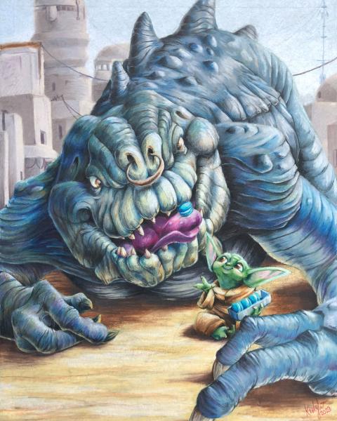 The Best of Friends (Grogu & Rancor)