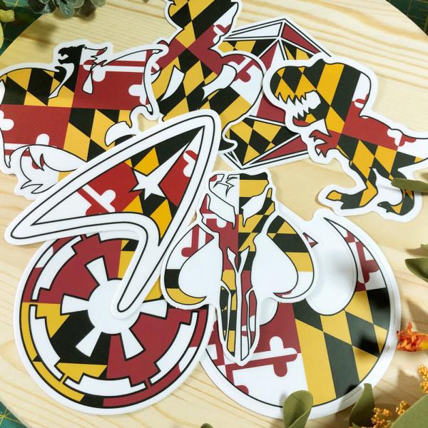 Maryland Nerd Stickers picture