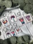 Early Grey and Rose Tea keychains