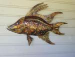 Copper fish art