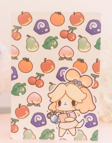 Isabelle and Nook Island notebook picture