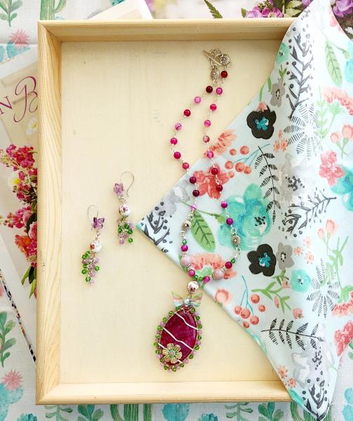 Fushia In Bloom Gift Set