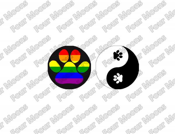 Furry Pride Button Set (2) picture