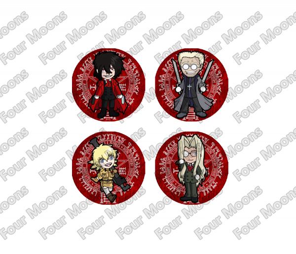 Hellsing Ultimate Button Set (4)