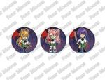 High School of the Dead Button Set (3)