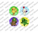 Final Fantasy Critters Button Set (4)