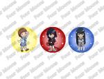 Kill La Kill Button Set (3)