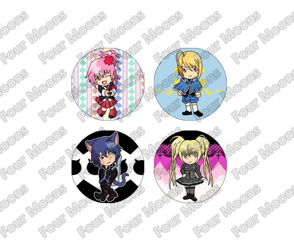 Shugo Chara Button Set (4) picture