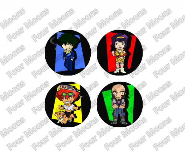 Cowboy Bebop Button Set (4) picture