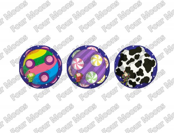 Katamari Damacy Button Set (3)