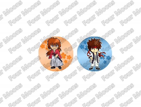 Rurouni Kenshin Button Set (2)