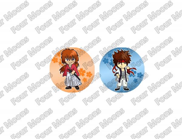 Rurouni Kenshin Button Set (2) picture