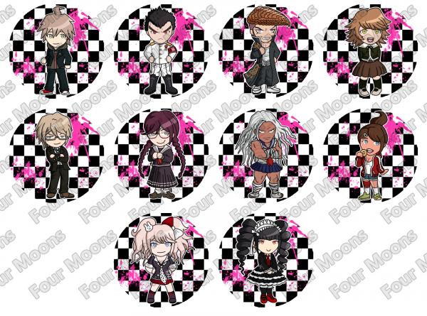 Danganronpa Button Set (10)