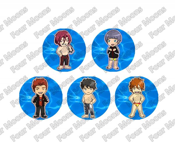 Free! Iwatobi Swim Club Button Set picture