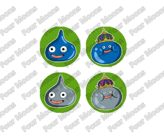 Dragon Quest Slime Button Set (2) picture