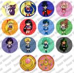 Sailor Moon Button Set (14)