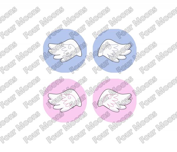 Angel Wing Button Set (2) picture