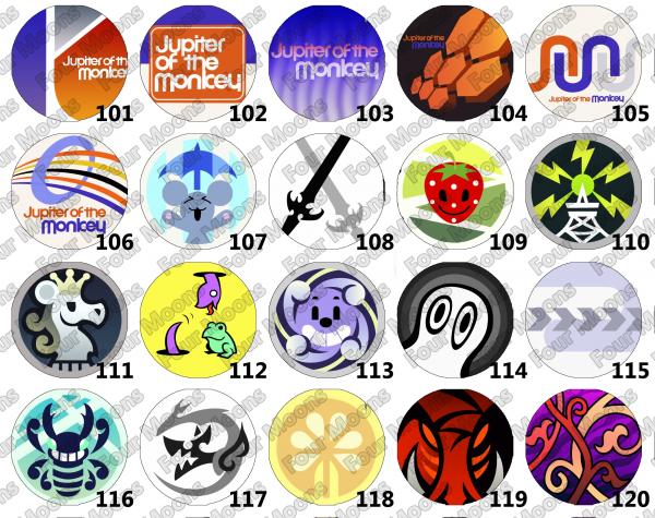 The World Ends With You (TWEWY) Pin Replicas, Pick any 3 picture