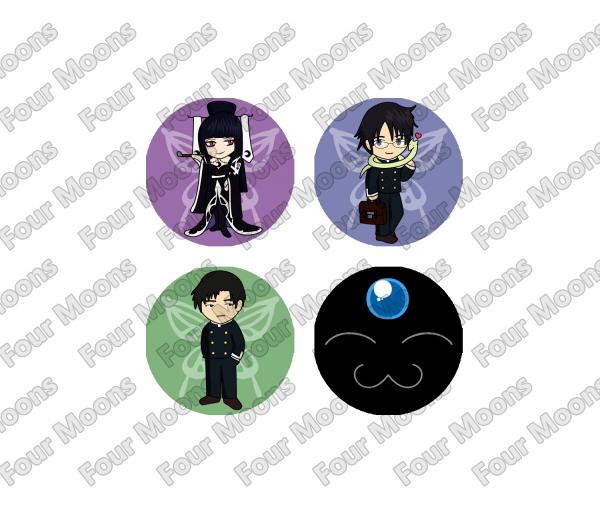 XXXHolic Button Set (4)